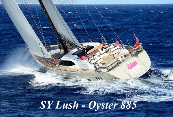 SY Lush - Oyster 885, weather router, noonsite, passage weather