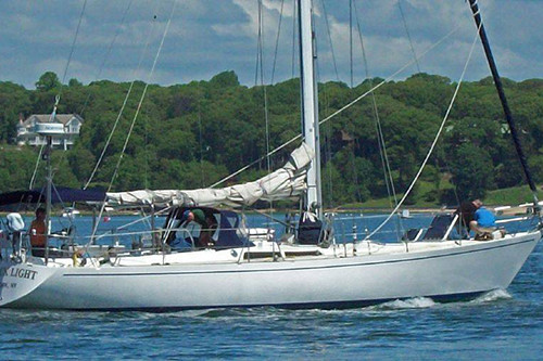 Montauk Light - Skye 51 - Capt Steve Runals - Route: Long Island, NY to Portugal, Gibraltar to Caribbean, 6,000 nms - May 2014