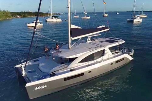 SV Mojo - Robertson & Caine, Leopard 48 - Capt Matt Mennanin - Route: Provo, Turks & Caicos to Tortola, BVI's, 500 nms, April & May 2018