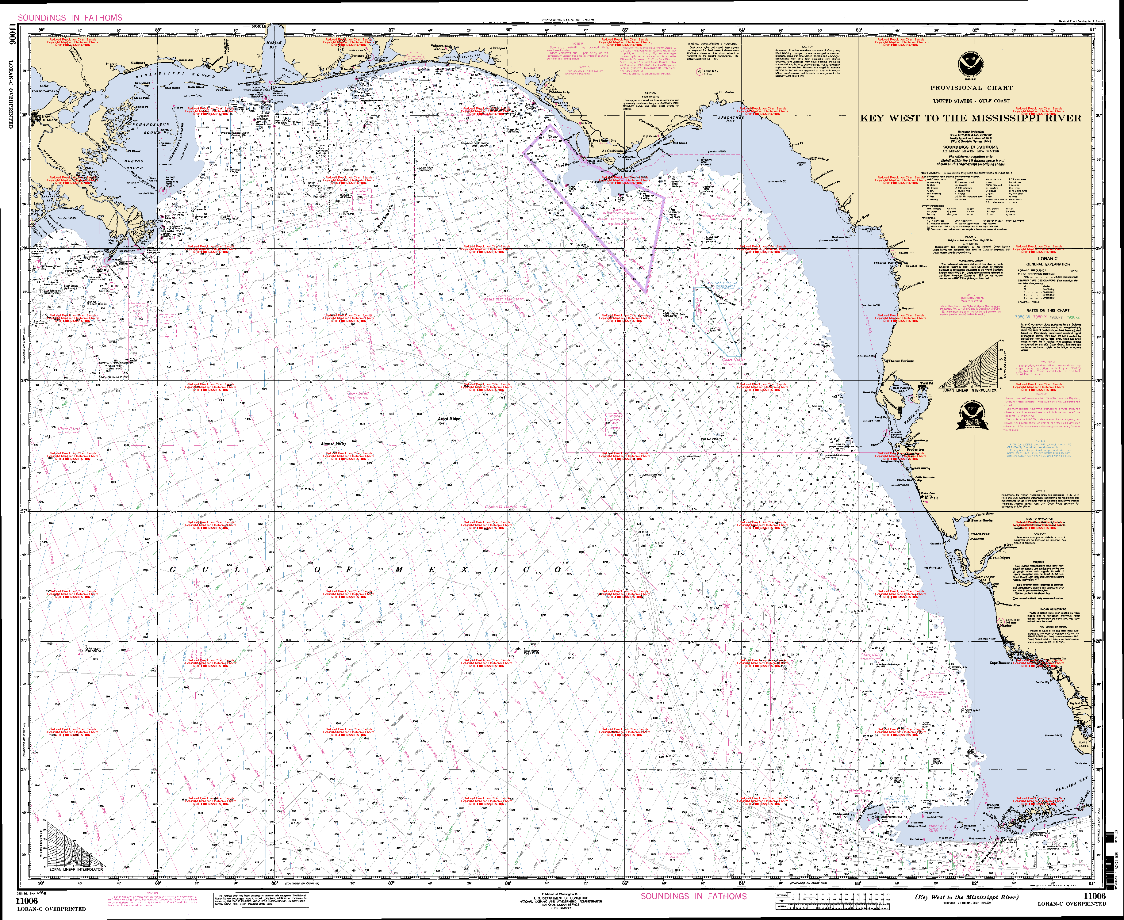 Gulf Of Mexico Chart