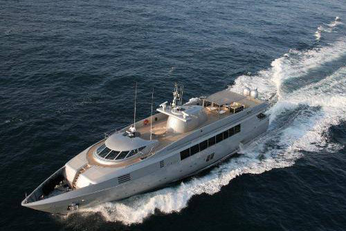 Weather-routed voyage: MY Blue Ice - Baglietto 135' - 2,200 nms total (2 trips) - Route: Miami to St Martin (1,100 nms, Nov 2016); St Martin to Miami (1,100 nms, Feb 2017) - Capt Rafael Tarrau - 2016-2017