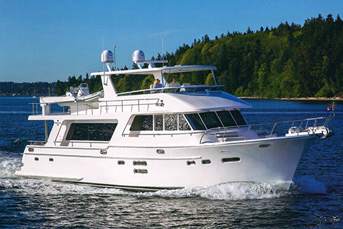 Weather-routed yacht delivery — MY Feury - Hampton-Endurance 65 - 976 nms - Route: Ft Lauderdale, FL to Atlantic Heights, NJ - Capt Brian Feury - April 2014