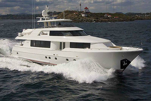 Weather-routed yacht delivery — MY Eccentric - Westport 112' - 1,150 nms - Route: Daytona Beach, FL to Bar Harbor, ME - Capt Josh Bryant - July 2016