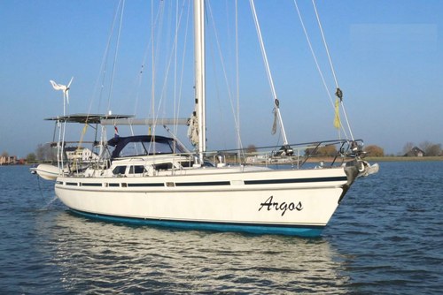 Weather-routed voyage: SY Argos - Contest 48 - 4,300 nms - Route: Curacao, ABC Islands to Amsterdam, Netherlands - Capt Henny Bax - August 2022