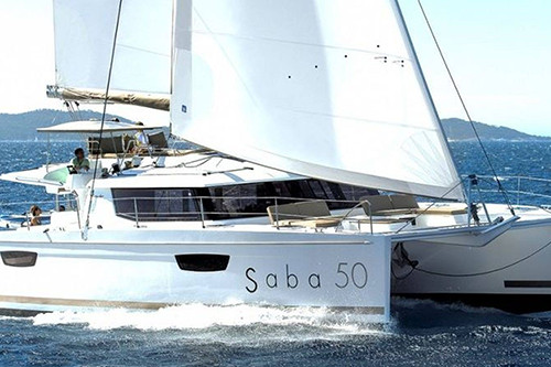 Weather-routed voyage: SY Oceanfront Property - Fontaine Pajot Saba 50 - 1,300 nms - Route: Annapolis, MD to BVIs - Capt Ryan Kendrick - November 2018