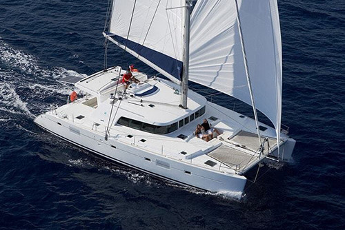 Weather-routed yacht delivery — SY One World - Lagoon 50 - 6,000 nms - Route: Puerta Vallarta, Mex to Marquesas to Tahiti, FP to Opua, NZ - Capt Wes Garner - March 2013