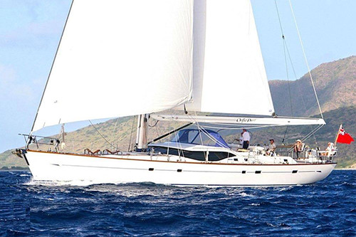 Weather routing for SY Midnight - Oyster 82 - 3,800 nms - Route: Antigua to Azores to Gibraltar to Palma, Mallorca - Capts Owen Kenny & Pam Lee - May-June 2018