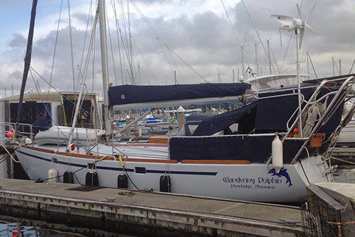 Weather-routed voyage: SY Wandering Dolphin - Stevens 47 - 4,600 nms - Route: St Thomas, VI to Panama to Hawaii to Seattle - Capt Kris Burton - March 2014