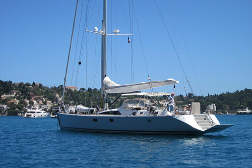 Weather-routed voyage: SY Onghiara - Swan 82 - 4,420 nms - Route: Jamaica to Azores to Gibraltar to Mallorca, Spain - Capt Tony Nienbaer - April 2017